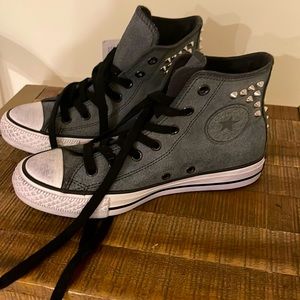 Studded Gray Converse